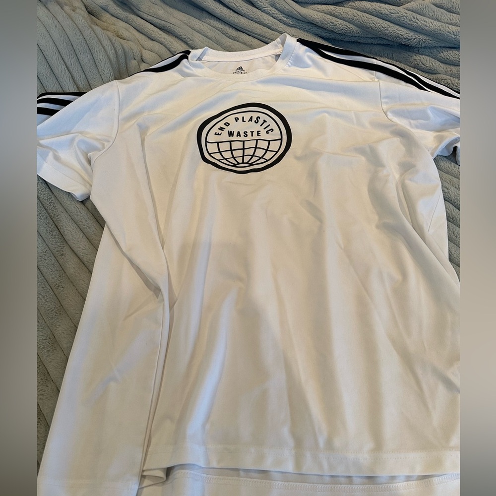 2XL Adidas White Men's soccer shirt